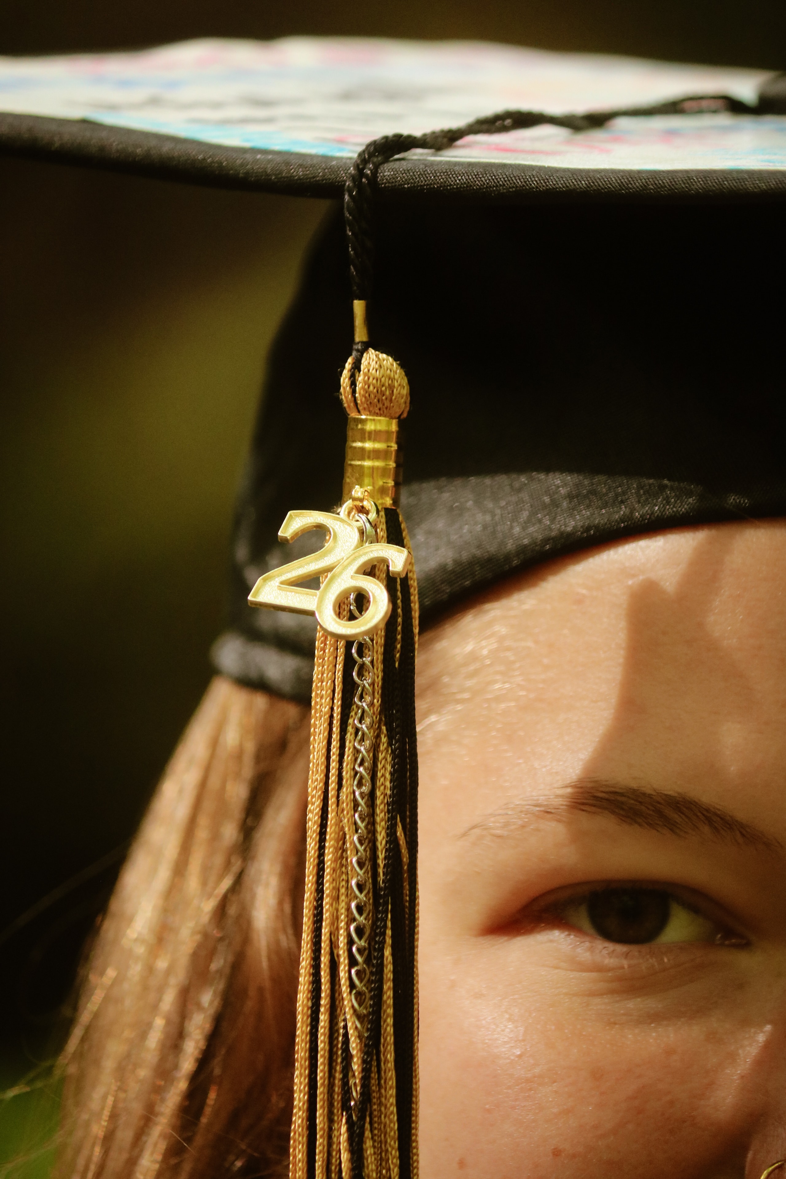 Close-up portrait — soft bokeh warm tones